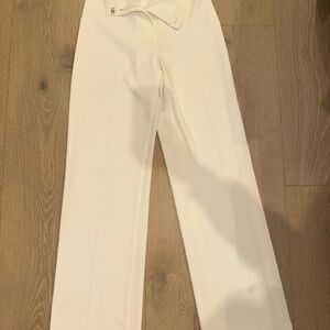 H&M Cream Wide Leg Women's Pants